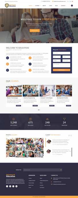 Sitio web para universidad